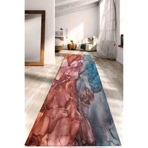 <b>Gold</b> Marble Rug: Colorful Abstract Ink Art, Modern Accent Rug,Chenille Rug - Product Image 4