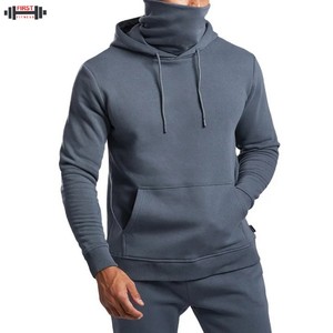 Sweat-shirt à Capuche Réversible en Coton Polaire Solide Doublé pour Hiver Ensemble pour Femmes et Hommes à Col Ras du Cou - Product Image 6