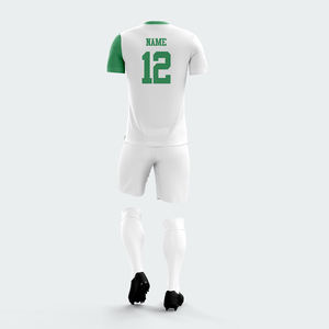 Bajo MOQ Uniformes de fútbol hechos a medida Impresión personalizada Logo Team Wear Soccer Jersey y Shorts Set para la venta - Product Image 3