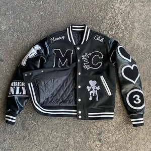 Chaqueta Varsity de Satén de Alta Calidad con Logotipo Personalizado, Bordado, Estilo Urbano Deportivo para Hombre - Product Image 5