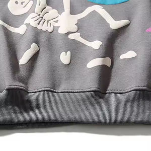 Sudadera con capucha de invierno Premium de gran tamaño de 100% gramos de algodón 420 de la mejor calidad con estampado de farol sólido logotipo personalizable liso teñido - Product Image 3