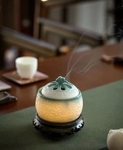 Quemador de incienso antiguo al por mayor con mango, quemador de incienso de sándalo decorativo para interiores del hogar para ambientador - Product Image 1