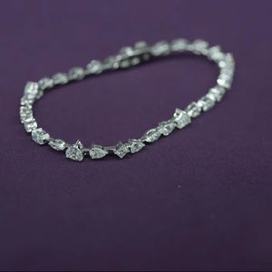 Classic lab grown diamond moissanite light weight <b>bracelet</b> fancy vs1 <b>gold</b> <b>rose</b> <b>gold</b> silver oem odm low moq b2b - Product Image 1