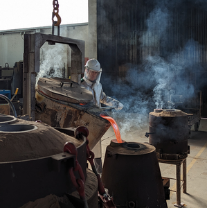 Campana della chiesa in stile religioso personalizzata diametro 840 mm 340 kg in bronzo modello in metallo per esterni con Logo LA-A1 di fusione delle Note incluso - Product Image 2