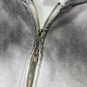 Sudadera con Capucha de Forro Polar y Algodón para Invierno, con Logotipo Personalizado, Estilo Vintage, Lavado Ácido, para Hombre, Venta al Por Mayor - Product Image 4