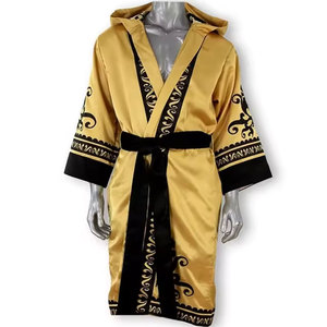 เสื้อคลุมชกมวยแบบซับลิเมชั่น ดีไซน์ใหม่ล่าสุด ผลิตจากโพลีเอสเตอร์ น้ำหนักเบา ระบายอากาศได้ดี เป็นมิตรกับสิ่งแวดล้อม คุณภาพสูง สินค้าใหม่ แห้งเร็ว - Product Image 1