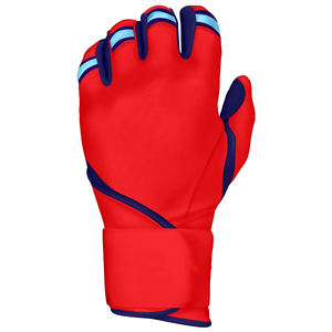 Vente en gros de gants de batteur de baseball personnalisés, poignets longs, cuir de sublimation, gants de sport pour adultes BBG-0009 - Product Image 4
