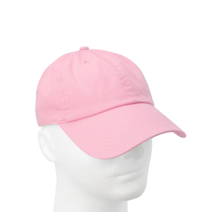 Haute qualité imperméable Baseball classique casquette de Baseball coton doux taille réglable rose clair 100% coton lavable réglable - Product Image 1