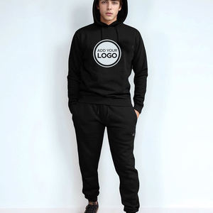 ชุดวอร์ม2ชิ้นสำหรับผู้ชายชุดวอร์มแบบสวมหัวชุดออกกำลังกายวิ่งจ๊อกกิ้งลำลอง - Product Image 3