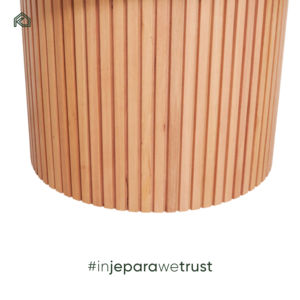 Latest Design Modern Luxury <b>Wooden</b> Round Dining <b>Table</b> Custom Teak Mahogany Sungkai Solid Wood <b>Table</b> Top for Restaurant Furniture - Product Image 5