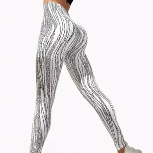 Non See-Through Pure Color Tight Sexy Women Nylon Yoga Pants