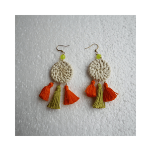 ต่างหูหวายทรงกลมแบบย้อนยุคสำหรับผู้หญิงต่างหูหวายทอทรงกลมทำด้วยมือเป็นมิตรต่อสิ่งแวดล้อม - Product Image 6