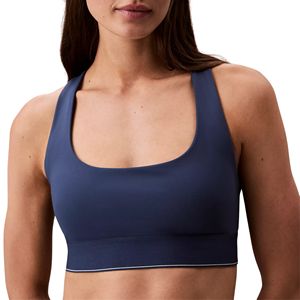 <b>Ladies</b> U-Neck Racerback Plus Size <b>Sports</b> <b>Bra</b> Keyhole Back Medium Support Yoga Gym Running Vest Shockproof Workout Top Front - Product Image 5