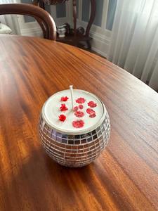 Porte-bougie en verre mosaïque carré pour bougies chauffe-plat et votives, décoration de Noël et de mariage, supports à bougies - Product Image 2