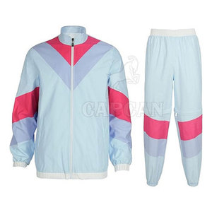 Conjunto cortavientos de invierno de dos piezas personalizable para hombre de Sialkot chándal con cremallera y ropa con capucha Método de tejido - Product Image 1