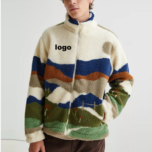 Chaqueta de Forro Polar Sherpa de Última Moda, Chaqueta Acolchada con Cuello Camisero y Cremallera, Disponible en Existencia, Venta al por Mayor Personalizada para Invierno - Product Image 2