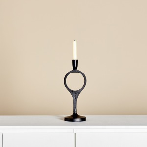 Trendy Black <b>Candle</b> Holder Elegant Table Centerpiece Stylish Decorative Accent Romantic And Festive Home Display - Product Image 3