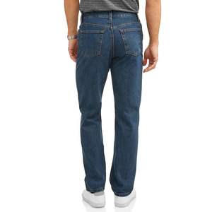 Jeans en denim à jambe droite pour hommes de grande taille de style High Street 2025 Fabricant personnalisé de haute qualité - Product Image 4