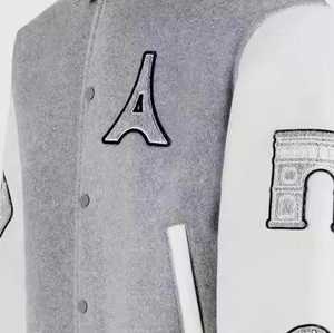 Chaqueta Varsity de Mezclilla Personalizada de Diseño OEM, Ecológica, Vintage, de Invierno, Estilo Bomber, para Hombre, 2026 - Product Image 2