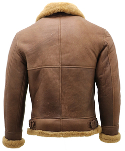 Chaqueta de cuero de invierno personalizada para hombre Recién llegado Abrigo cálido con Cuello de piel Servicio OEM disponible Chaquetas de hombre al por mayor - Product Image 4