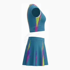 ชุดยูนิฟอร์มเชียร์ลีดเดอร์คุณภาพสูงสำหรับการแข่งขัน ออกแบบมาเพื่อความมั่นใจในการแสดงผลงานและการฝึกซ้อมในร่ม - Product Image 3