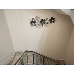 Sculpture murale florale abstraite tenture murale pour la décoration de la maison salon bureau chambre et cadeau - Product Image 4