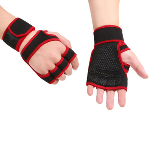 New Ventilated Leather <b>Weight</b> Lifting <b>Gloves</b> with Wrist Wraps Great for Gym Fitness Cross <b>Training</b> OEM for Men and Women - Product Image 4