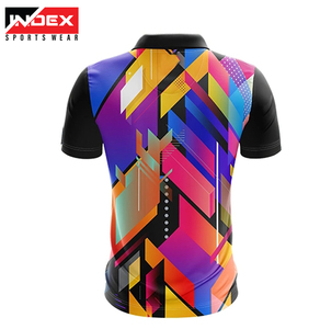 เสื้อโปโลสำหรับผู้ชายเสื้อโพลีเอสเตอร์แบบระเหิดออกแบบได้ตามต้องการมีโลโก้ด้านหน้า - Product Image 6