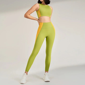 Ensemble de <span class=keywords><strong>yoga</strong></span> 2 pièces avec leggings taille haute pour femmes - Product Image 5