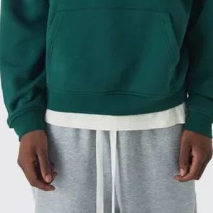 Pull personnalisé 100% coton uni survêtement hommes surdimensionnés sweats à capuche et pantalons de survêtement ensemble survêtement pour homme, 100% coton BY HI 2026 - Product Image 5
