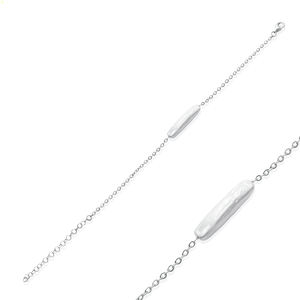 Bracelet de charme élégant en perles naturelles, design bâton, vente en gros, fait main, bijoux turcs en argent sterling 925 - Product Image 5