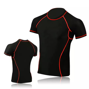 Camiseta de compresión MMA de manga corta personalizable, transpirable, ecológica, de secado rápido, poliéster, tallas grandes, sublimación, camiseta de compresión personalizada - Product Image 2