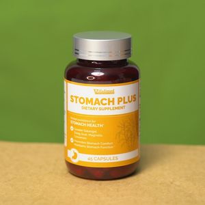 Complément alimentaire pour la santé de l'estomac et du côlon chez l'adulte, soutien gastro-intestinal pour hommes et femmes, 45 capsules - Product Image 1