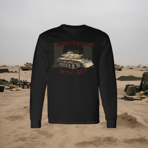 Maglietta promozionale da combattimento a maniche lunghe per ingegneri del Corpo dei Marines M728 CEV dell'esercito americano - Product Image 2