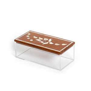 New Arrival Luxury Acrylic Chocolate Box with MOP Inlay <b>Wooden</b> Lid for Ramadan From Vietnam - Product Image 2