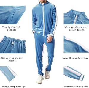 Traje de jogging estampado transpirable de alta calidad para hombre, chándal personalizado con técnicas estampadas de invierno - Product Image 4