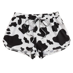 Nueva tendencia: Shorts de algodón transpirable para mujer, estampados, para correr al aire libre, ropa casual de calle, talla grande, pantalones cortos de baño para mujer - Product Image 1