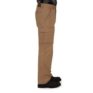 Pantalon en toile avec ourlet brut BOUTON extérieur plus proche Slim fit décontracté stretch travail extérieur cargo Cargo léger hommes - Product Image 3