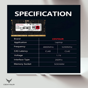 Centaur Originele Chipset Sodimm Memoria Ram Ddr5 Laptop 8Gb 16Gb Ram Ddr 5 4800 5000 5200 5600 6000 32Gb Notebook Fabriek - Product Image 6
