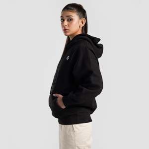 Sudadera con Capucha Extra Grande Esencial para Mujer en Color Negro - Product Image 3