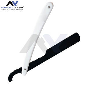 Maquinilla de Afeitar Manual Plegable Profesional Blanca y Negra para Hombre, Maquinilla de Afeitar Turca, Productos de Barbería - Product Image 3