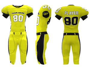 Nouveautés Vente en gros pas cher Survêtement de football brodé pour hommes Vêtements de football américain Uniforme de haute qualité - Product Image 2