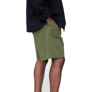 Pantalones cortos de hombre de algodón French Terry 100% con logotipo personalizado de verano de alta calidad, pantalones cortos deportivos de calle con cordón de Color sólido para hombre, OEM - Product Image 4