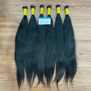 Hot Item 2026 Vietnamese Human Bulk Hair Extensions Raw Cuticle Aligned Texture No <b>Tangle</b> No Shedding - Product Image 3