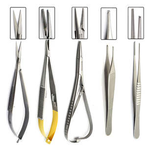 Instrumentos Quirúrgicos Oftálmicos Micro de Acero Inoxidable Castroviejo Astrin, Fabricados en Pakistán, Certificación CE Clase II - Product Image 1