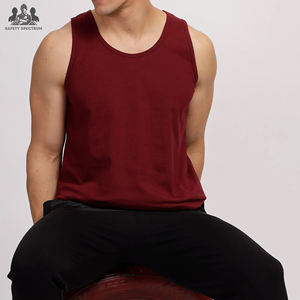 Camiseta Deportiva sin Mangas de Punto para Hombre |   100% Algodón |   Secado Rápido y Transpirable |   Ropa Deportiva para Gimnasio |   Fuente de Fábrica al por Mayor - Product Image 5