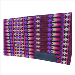 Nouvelle couverture de selle western en laine épaisse tissée de Nouvelle-Zélande, découpée, personnalisable, confort supplémentaire pour les cavaliers, nouvelle - Product Image 1