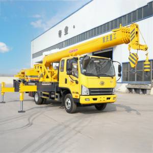 JQCM baru 8 Ton FAW Jiefang mobil truk derek dengan pengendali jarak jauh mesin kerekan lengan teleskopik truk derek - Product Image 3