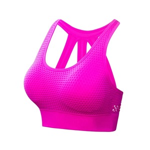 Sujetador deportivo de realce sin costuras y transpirable para mujer, Reversible, acolchado extraíble para correr y gimnasio, estilo Simple - Product Image 3