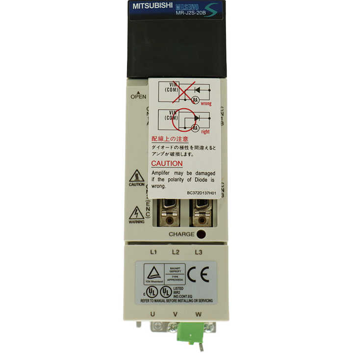 三菱MR-J2S-100B ACサーボドライブアンプPLCモジュール1000W 200V MR